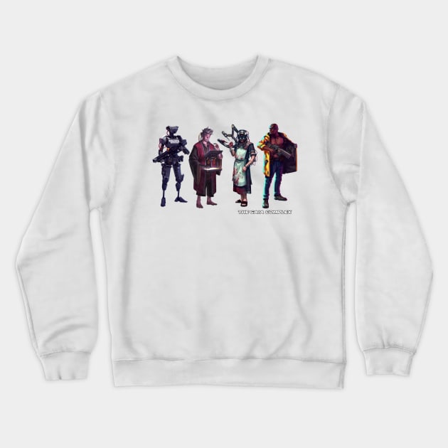 Merc Lineup 2 Crewneck Sweatshirt by Hansor Publishing